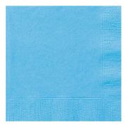 Serviettes 2-Ply 33x33cm 20/Pk - Baby Blue