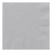 Silver Lunch Napkins 20 pk 2 ply