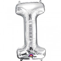  GIANT FOIL SILVER LETTER BALLOON I