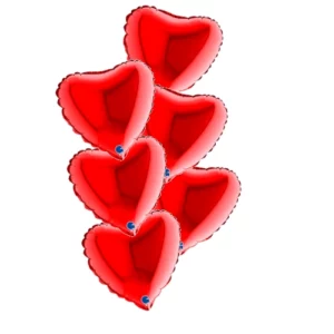 Valentine's Red Heart Bouquets