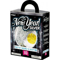 SILVER NEW YEAR WINDOW BOX KIT FOR 10