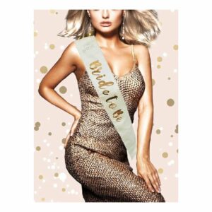 ROSE GOLD BRIDE TO BE SASH