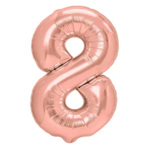 ROSE GOLD 8 SUPERSHAPE FOIL BALLOON