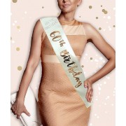 ROSE GOLD 60TH SASH