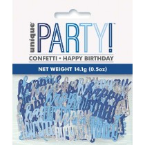 50z Glitz Blue Happy b/day Confetti