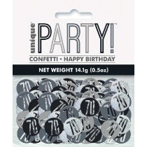 50z Glitz Black 70 Confetti