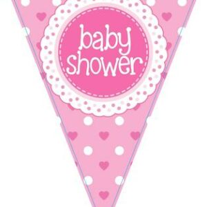 PARTY BUNTING BABY SHOWER PINK