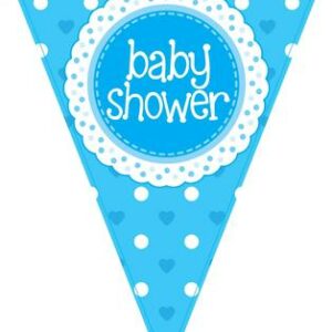 PARTY BUNTING BABY SHOWER BLUE