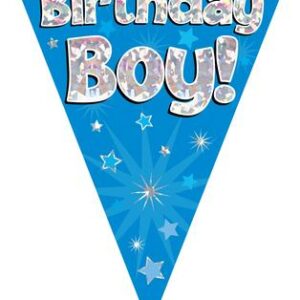 PARTY BUNTING BIRTHDAY BOY BLUE