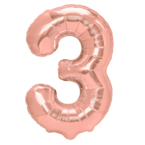 ROSE GOLD 3 SUPERSHAPE FOIL BALLOON