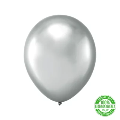 Biodegradable chrome silver 12 inches