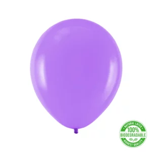 Biodegradable balloon purple 12 in/30cm- 10 pieces