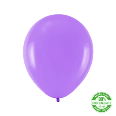 Biodegradable balloon purple 12 in/30cm- 10 pieces