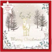 10 Luxury Boxed  Christmas Cards