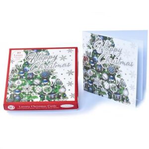 10 Luxury Boxed  Christmas Cards