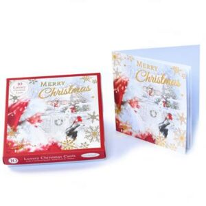 10 Luxury Boxed  Christmas Cards