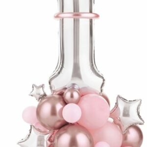 Aged 1 Balloon Stand Display Pink