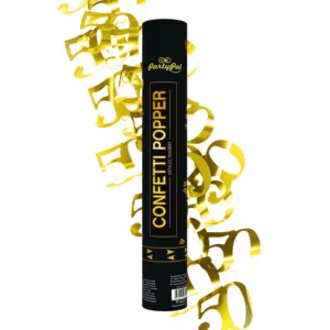 Confetti number 50 gold 40cm