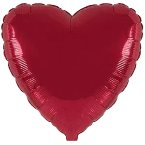 Red Foil Heart