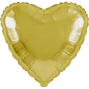 Heart 18in/45cm  Gold
