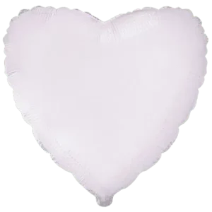 Heart  White foil