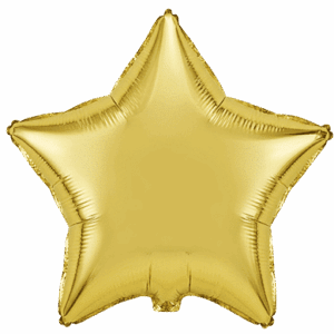 Gold Foil Star 45,cm /18in
