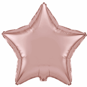 Rose Gold Star Foil 45,cm/18,in