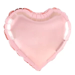 Heart 18in/45cm Rose Gold