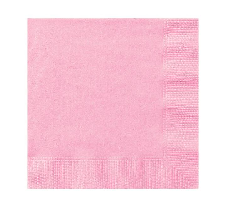 (20) 33CM LOVELY PINK L NAPKINS