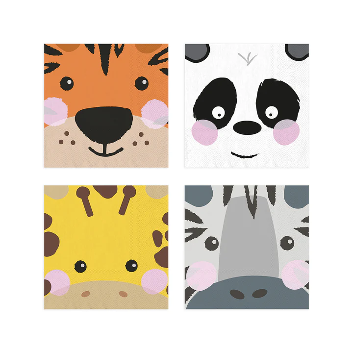 Animal napkins 20 pcs
