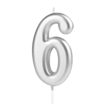 Silver Candle Number 6