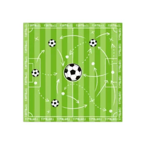 Football napkins 10 pcs.