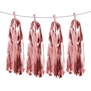 Tassel garland, rose gold