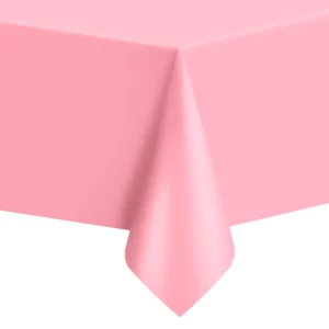 Light Pink Plastic tablecloth 137x274cm
