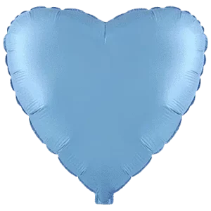 Light Blue Heart Foil