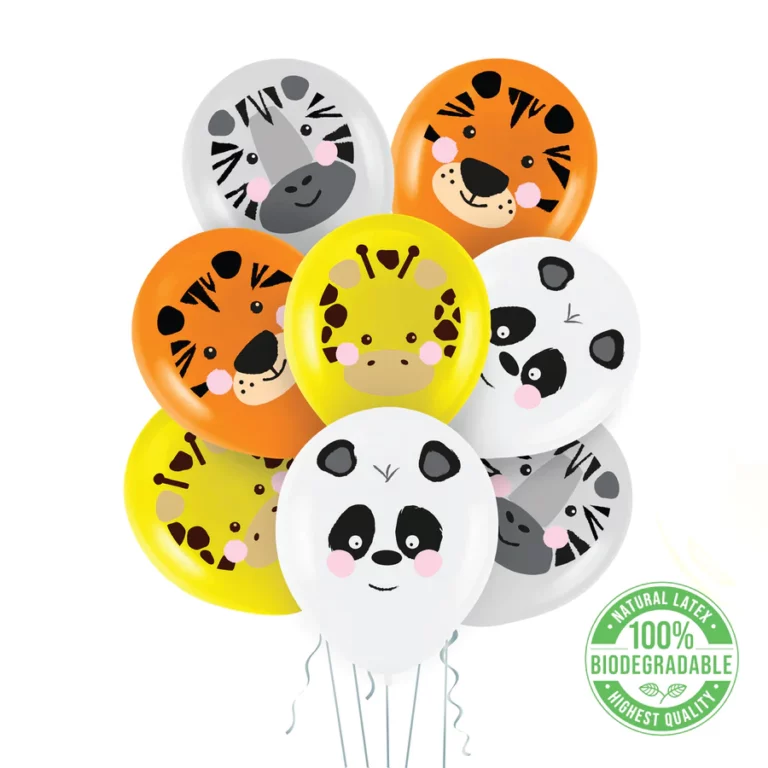 Animals balloons Wild Animals mix 12 inches, 8 pcs Animals balloons Wild Animals mix 12 inches, 8 pcs