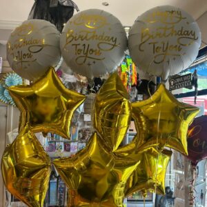 Happy Birthday To You  3 Bouquets