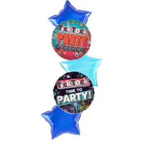 Tick Tock Party Balloon Bouquet
