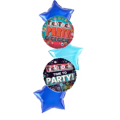 Tick Tock Party Balloon Bouquet