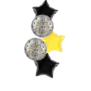 HAPPY NEW YEAR FOIL BALLOON BOUQUET