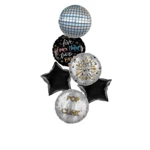 Sphere-Shape disco New Year Bouquet