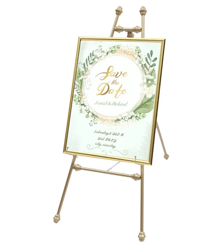 2 Pieces Iron Easel Type Easel Stand Tripod Stand Oil Painting Easel Display 4 2 Pieces Iron Easel Type Easel Stand Tripod Stand Oil Painting Easel Display 4