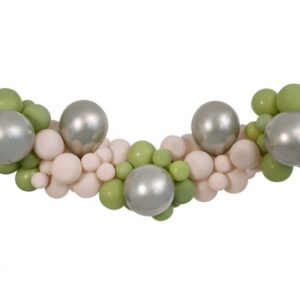 Balloons Garland Olive-Champagne-Latte