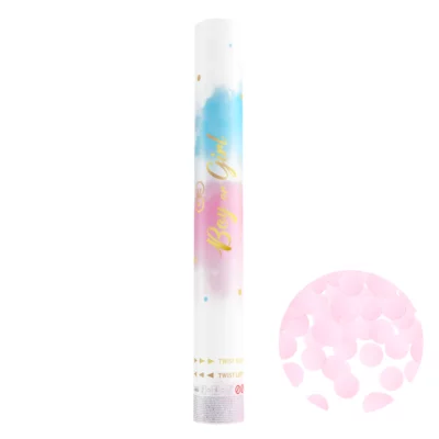 Confetti Cannon Girl rings pink 40cm