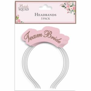 5PK TEAM BRIDE HEAD BAND