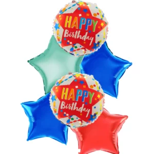 Multi Colour Happy Birthday Bouquet