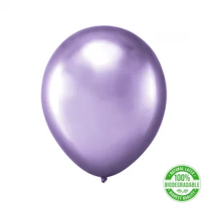 Balloon Biodegradable chrome Purple  12 inches