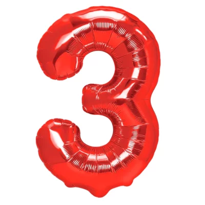 Red Number 3