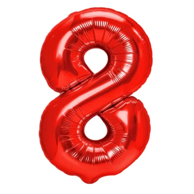Red Number 8