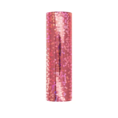 4 Holographic glitter pink streamers